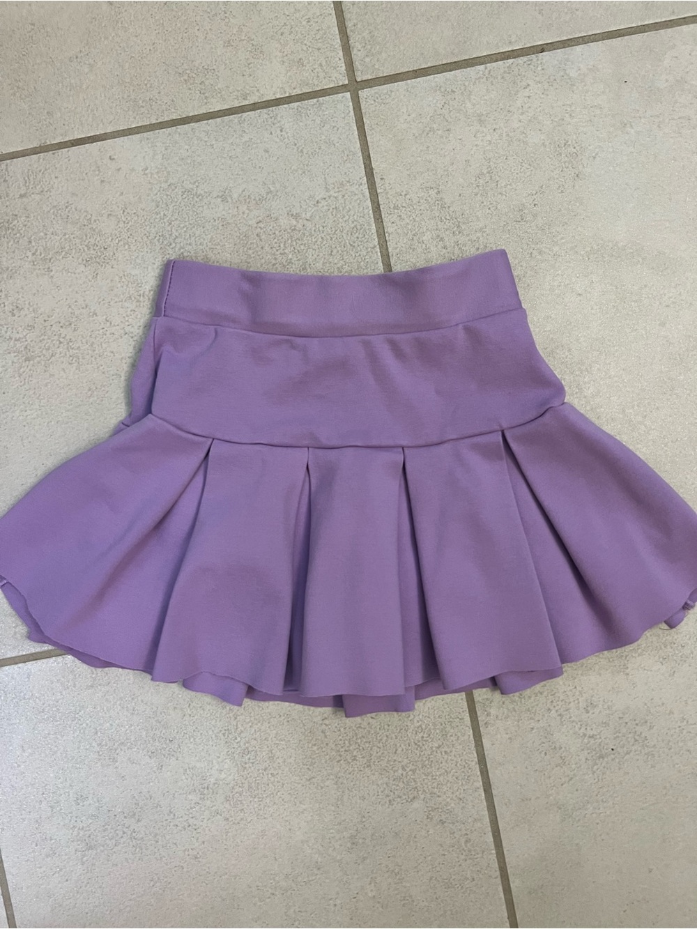 Lilac Pleated Circle Skirt - Women's